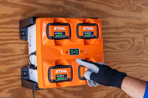 Battery Charger Station Mounted in Truck