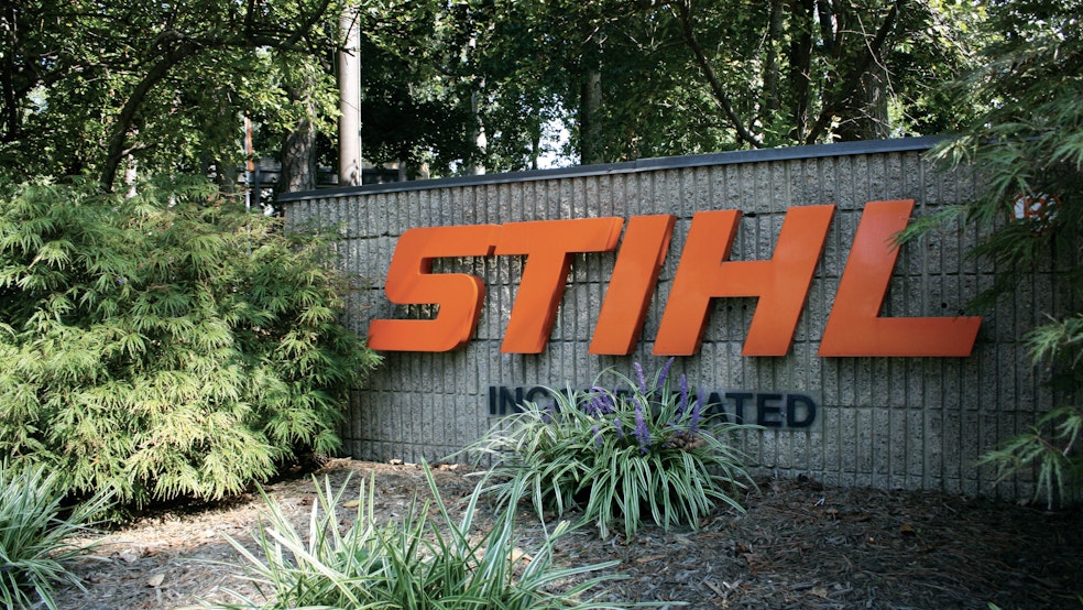 Stihl headquarters sign