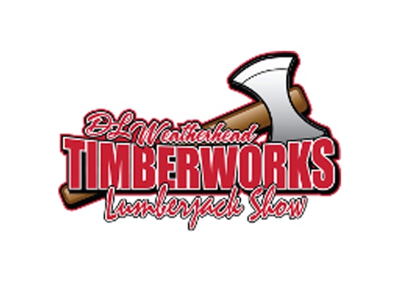 DL Weatherhead Timberworks Lumberjack Show logo