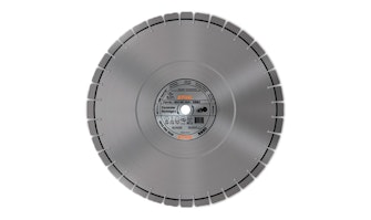 SB 80 16-inch Diamond Abrasive Wheel Recall Label