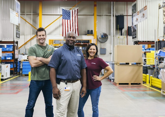 STIHL Inc Workers in Factory