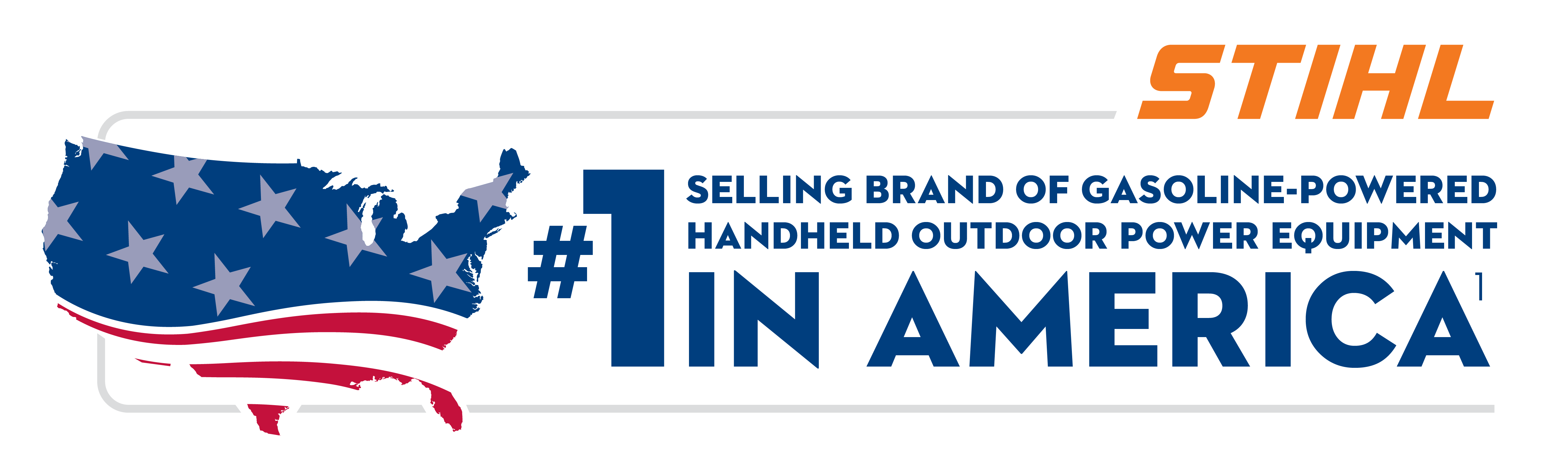 Number one selling brand of gasoline-powered handheld outdoor power equipment in America