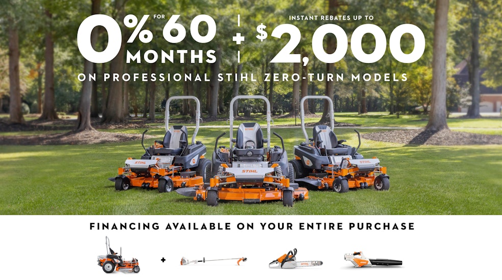 STIHL Financing and Rebate information