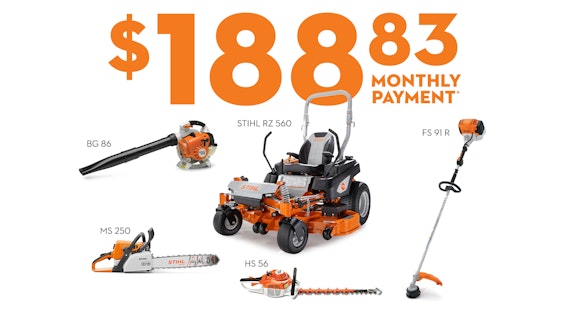 Low-interest financing on a STIHL zero-turn mower, 𝗽𝗹𝘂𝘀 𝗮𝗻𝘆 𝗮𝗱𝗱𝗶𝘁𝗶𝗼𝗻𝗮𝗹 𝗦𝗧𝗜𝗛𝗟 𝗽𝗿𝗼𝗱𝘂𝗰𝘁𝘀 𝗼𝗻 𝘁𝗵𝗲 𝘀𝗮𝗺𝗲 𝗽𝘂𝗿𝗰𝗵𝗮𝘀𝗲