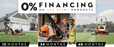 0% Financing on ALL STIHL Products