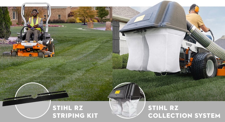 Composite image of STIHL Zero-Turn Accessories