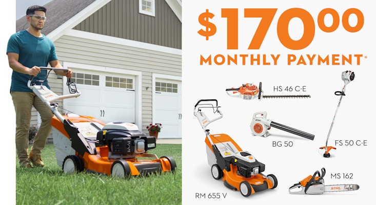 STIHL RM 655 V Bundling Offer | $170.00 Monthly Payment*