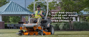 "Best ride quality out of any riding mower that I've ever owned." -JCrews2 | STIHL RZ 552 K