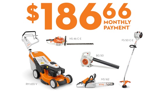 Example Bundling Offer: $186.66 Monthly Payment When You Bundle With STIHL Gas Push Mower