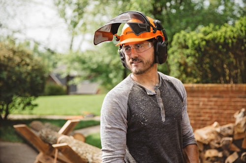 Man wearing STIHL Personal Protective Equipment